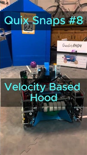 Quix Snaps #8: Velocity Based Hood #ftc #decode #robot #robotics #engineering