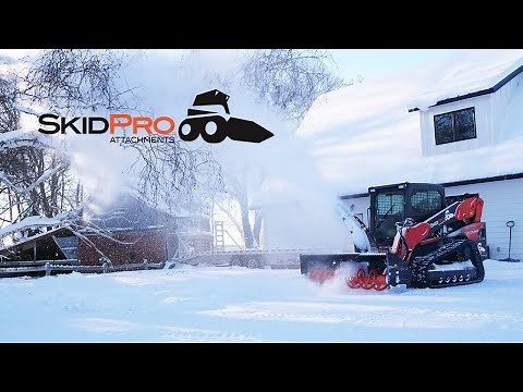 Skid Steer Snowblower - Skid Pro