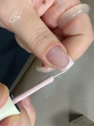 Simple French Nail Tutorial 🤍✨ | Elegant Classic Nail Design | Luvher Beauty
