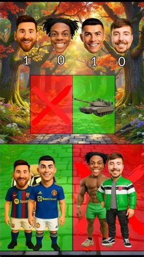 WHO OWNS EVERYTHING? Messi vs Ronaldo vs Speed vs MrBeast #shorts