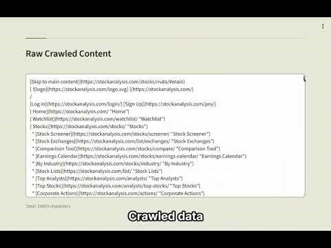AI Pipeline Demo: Web Crawling → Structured Data → Knowledge Graph | hannune.ai