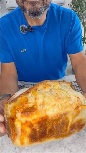 Dancing Cheese Sourdough Loaf is the best! 🥰🕺😘 #sourdoughbread #bakinglove