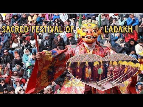 Spituk Gustor Festival of Ladakh | Ancient Buddhist Culture & Cham Dance #ChamDance ‪@LDRvlogs07‬
