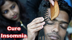 20K views · 593 reactions | Indian Woman Doing Comb Massage For Cure Your Insomnia | Home ASMR clinic | Facebook