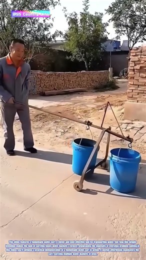Effortless Water Transport: The Homemade Water Cart