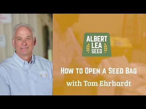 How to Open a Seed Bag - Albert Lea Seed