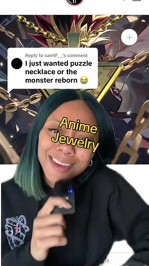 Replying to @saintF__ found some anime jewelry alternatives for you. Other anime jewelry reviews: @Anti-Weeb Imani @#greenscreen #animejewlery #yugioh #animefashion #animeinspiredoutfit