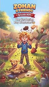 Zohan & Friends Gardening Day Disaster Part 1 #kidscartoon #kidsshow #animatedseries #learnandplay