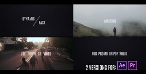 Typographic Promo Motion Graphics