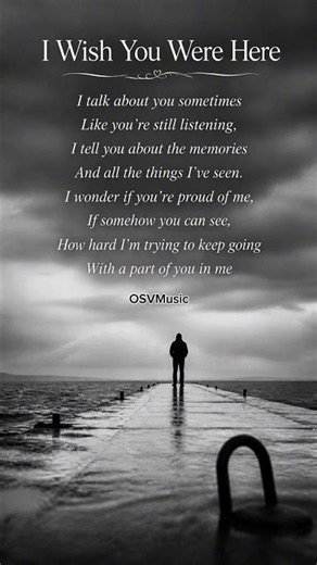 This song is for the person you wish was still here #emotionalmusic #love