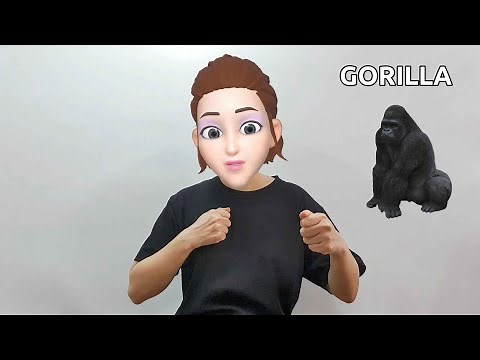 American Sign Language (ASL) Lesson: Gorilla