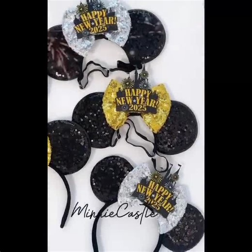 Happy New Years Ears, Mickey Ears, 2026 Minnie Ears, New Year Party Headband, Magic World Castle Mouse Ear Headband for Kids and Adults - Etsy