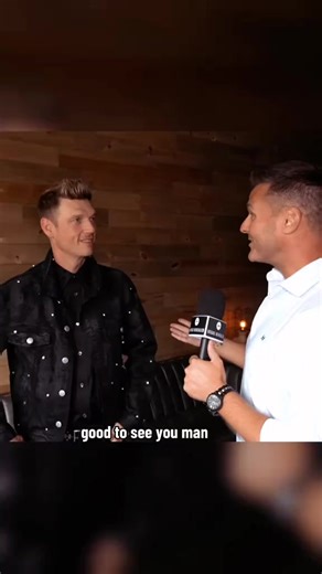Nick Carter is on interview ,#lasvegas #countrymusic #backstreetboy #fyp