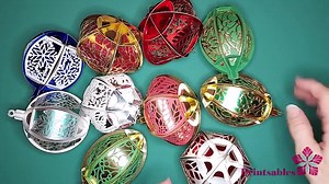 DIY Easy 3D Christmas Ornaments No Glue Template PDF and SVG File for Instant Download - Etsy