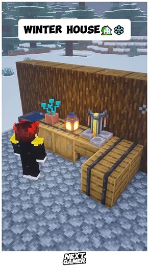 NextGamer on Instagram: "🌨️ Magical Snowy Winter House in Minecraft 🏡💫 Create a beautiful winter home with frosty details, soft lighting, and a relaxing cabin feel! 🧱🌲 Ideal for cold biomes, cozy roleplay worlds, or aesthetic builds that capture the true spirit of winter. ✨❄️ #MinecraftWinterBuild #MinecraftHomeBuild #CreativeBuilds #MinecraftAesthetic #MinecraftDesign #MinecraftIdeas #MinecraftInspiration"