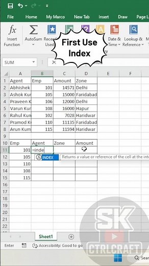 Master INDEX MATCH with Real Interview Example | Excel Tips