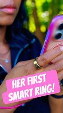 She’s finally trying out a smart ring! The RingConn Gen 3 is 🔥