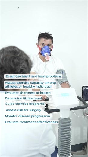 Breathe Better. Perform Stronger. 💙 CebuDoc Center for Respiratory Care offers Cardio Pulmonary Exercise Testing (CPET), a vital tool to assess heart and lung function, guide treatment, and optimize your health and performance. 💙 Visit us now and get assessed with a gold standard! Call 253-7511 local 474! #CebuDoc #CebuDocCPET #CebuDocCenterForRespiratoryCare #CebuDocGroup | CebuDoc Group