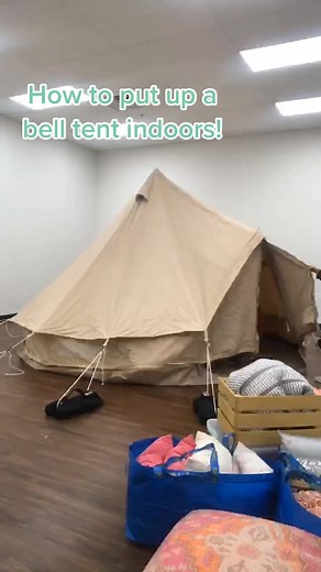 Glamping tents move indoors for Glamp Camp! ⛺️💗 @shopnorthparkms #glamcamp #glampingparty #upcountrycamp #mississippigirl #campinghacks #belltent