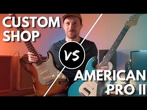Is a Fender Custom Shop Strat Worth 3X The Price? (American Professional II Shootout)