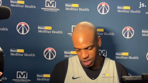 Khris Middleton on how it feels to be back at Fiserv Forum since his trade to Washington