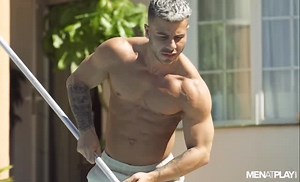 Allen King on Instagram: "MY NEW MOVIE * POOL BOY * IS OUT NOW !! With the amazing @ajxclusiveofficial only at @officialmenatplay directed by @raul.marcos styling production @santana_alvaro_as !"