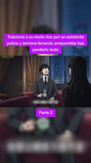 Traiciona a su novio rico por un asistente pobre y termina llorando arrepentida tras perderlo todo. #flyp #clips #anime #animetiktok #cartoon