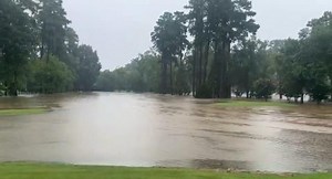 Prestonwood Golf Course flash flooding