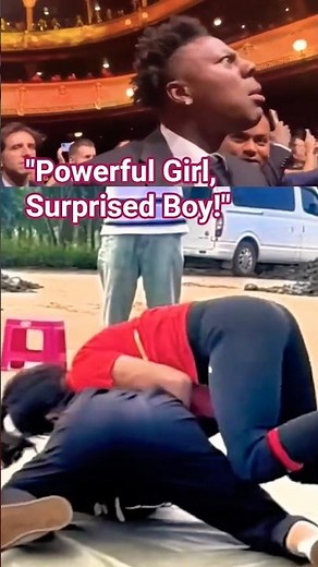"Girl Wins Against Boy in Wrestling!" #shorts #GirlPower #WrestlingWin