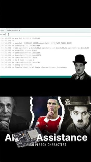 ESP32 OpenAI Assistant | CristianoRonaldo Ai assistant esp32 | esp32 projects #esp32 #arduino