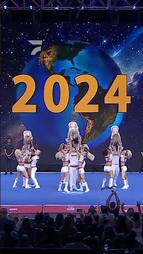 Throwback with the #CheerWorlds2024 Medium Coed World Champs - Top Gun Revelation ❤️‍🔥