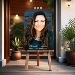 Personalized Celebration of Life Poster: Funeral Memorial Sign (printed/digital) - Etsy