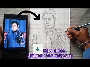 How to draw frontman | Squid game's front man easy outline tutorial | Step by step with beginners