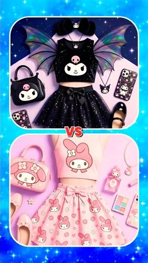 Purple 💜 Vs Pink 🩷 Kuromi Vs Mymelody Lisa Or Lena #purple #pink #kuromi #mymelody #tiktok #shorts