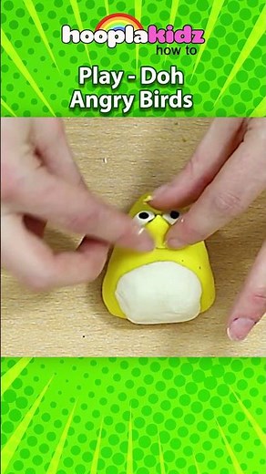 How to Make ANGRY BIRDS with Play Doh! 🐦🎨 #art #craft #clayart #howto