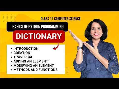 PYTHON DICTIONARY | Class 11 Computer Science | REVISION SERIES #class11