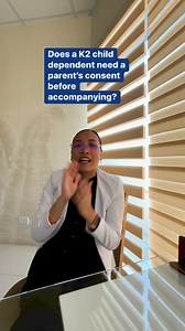 Does a K2 child dependent need a parent’s consent before accompanying? #k2visa #k1visa #k1 #USA | Ana Liza at Enhance Visa