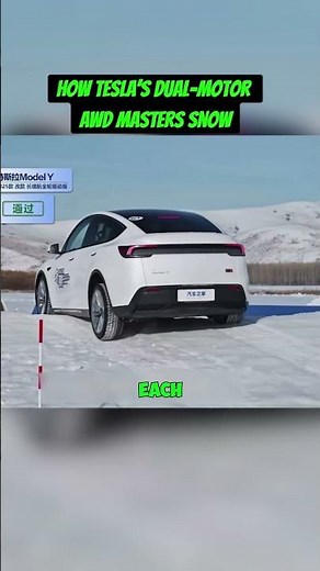 How Tesla’s Dual-Motor AWD Masters Snow