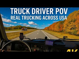 Truck Driver POV | Real Trucking Across USA | 4K Big Rig Ride