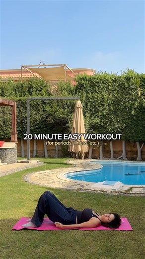 SAVE this easy workout for your next period! #fullbodyworkout #fitness #workout