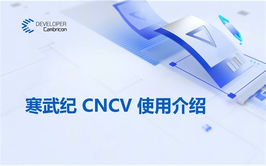 寒武纪 CNCV 使用介绍
