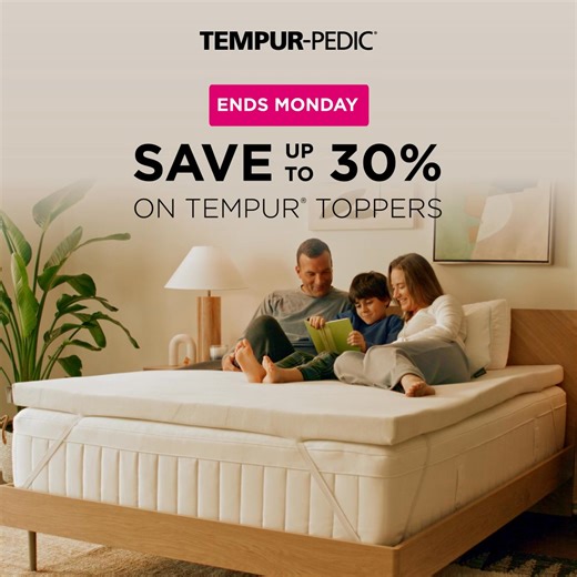 Savings End Monday! Upgrade Your Bed With TEMPUR® Material. Designed for Years of Long-Lasting Comfort that Won’t Let You Down. | Tempur-Pedic USA