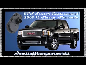 How to change replace throttle position sensor TPS on 2007 to 2013 GMC Sierra and Chevy Silverado