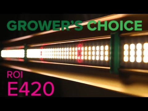NEW Growers Choice LED Grow light review | TSL ROI E420