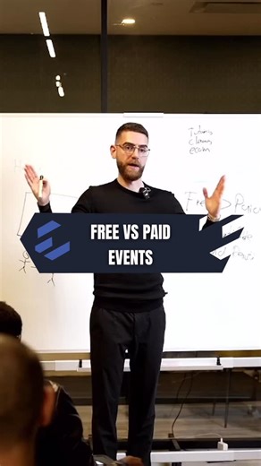Raymond Habre explains the pros and cons between hosting free events and paid events. . . . . . . . #event #events #defiraisingcapital #capitalraisingchallenge | Serujan Kaneshalingam