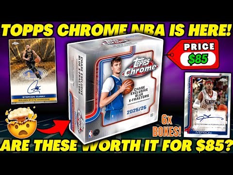 *TOPPS CHROME IS FINALLY HERE!🚨 2025 TOPPS CHROME BASKETBALL MEGA BOX REVIEW!🏀
