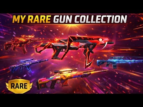 My Rarest Gun Collection in Free Fire 😱🔥 | Legendary & OG Skins Showcase #IDShowcase #ViralVideo