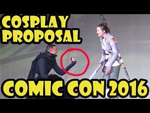 Amazing Cosplay Marriage Proposal at San Diego Comic Con 2016
