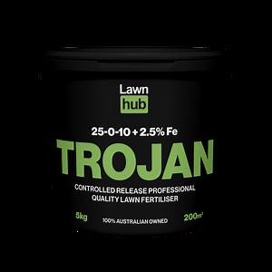 Trojan Lawn Fertiliser 25:0:10 2.5% Fe - Slow Release Fertiliser