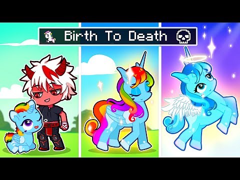 BIRTH to DEATH of Unicorn in Gacha Life ✨ GCMV | GLMV | Gacha Life Mini Movie | Gacha Clap! Snap!
